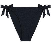Chelsea Peers Chelsea Peers Black Jacquard Leopard Print Tie Side Bikini Bottoms