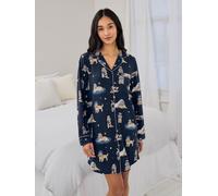 Chelsea Peers Chelsea Peers Blue Cockapoo Snooze Print Nightshirt