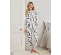 Chelsea Peers Chelsea Peers Natural The Bark Court Print Long Pyjamas Set