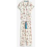 Chelsea Peers Chelsea Peers Off White Cotton Star Print Long Pyjamas Set