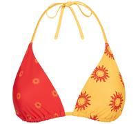Chelsea Peers Chelsea Peers Orange Sun Motif Print Triangle Bikini Top