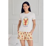 Chelsea Peers Chelsea Peers pyjama court à rayures homard Ensemble