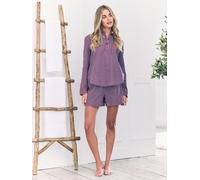 Chelsea Peers Chelsea Peers Red Cotton Stripe Short Pyjamas Set