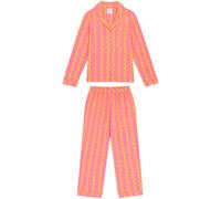 Chelsea Peers Chelsea Peers Sunset Wavy Rayure Imprimé Long Pyjamas Ensemble
