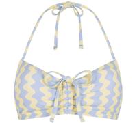 Chelsea Peers Chelsea Peers White Palmera Rhythm Stripe Print Bikini Top