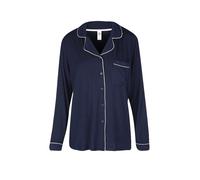 Chelsea Peers Modal Button Up Pyjama Set Marine 8 (XS) Female