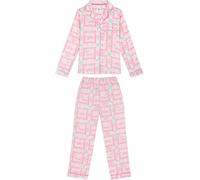 Chelsea Peers Pyjamas Long Chelsea Peers Lin-Blend Imprimé Géométrique Léopard Ensemble