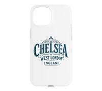 Chelsea West London England Lampadaire Bleu Marine Coque pour iPhone 15