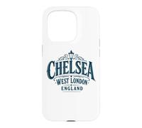 Chelsea West London England Lampadaire Bleu Marine Coque pour iPhone 15 Pro