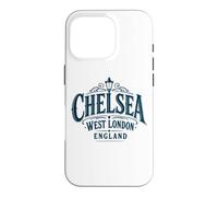 Chelsea West London England Lampadaire Bleu Marine Coque pour iPhone 16 Pro