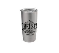 Chelsea West London England Lampadaire Noir Gobelet isotherme en acier inoxydable double paroi