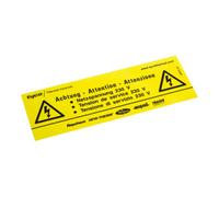 chemelex nVent Thermal Étiquettes de marquage - Chauffage électrique - LAB-ETL-DE/FR/IT Quantité:1