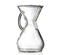 Chemex Cafetière à bec verseur - Série poignée en verre - 8 tasses - Emballage exclusif