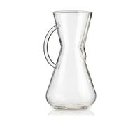 Chemex Cafetière poignée en verre, 3 Tasses CM-1GH | Cafetière manuelle en verre borosilicate, utilise des filtres FP-2, sans sédiments