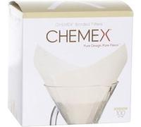 Filtre papier Chemex naturel blanc FS-100 pour Chemex 6 et 8 tasses - Boite de 100 filtres