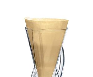 Chemex Filtre - Demi-lune naturelle - 100 CT - FP-2N