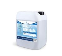 CHEMICA SOLUTIONS Eau bidistillée pure pour usage industriel et clinique bidon de 5 litres, distillée deux fois, déminéralisée, fabriquée en Italie
