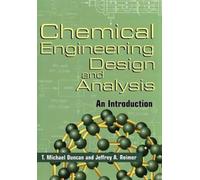 Chemical Engineering Design And Analysis