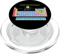 Chemical Periodic Table of Elements Novelty Graphic Designs PopSockets PopGrip pour MagSafe