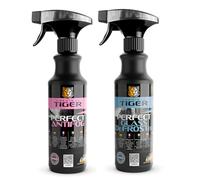 CHEMICAL TIGER - Set Spray Hiver Auto 2 pièces :Anti-buée + Dégivrant - visibilité Claire par Tous Les Temps, élimination Rapide du Givre, Format Spray Pratique, Parfum agréable
