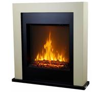 Chemin’Arte Cheminée Électrique Effet Flammes LEDs à Poser Avoriaz - 2000 W - Conçue en France - Garantie 2 Ans