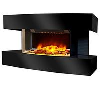 Cheminée électrique décorative "Lounge médium" - noire