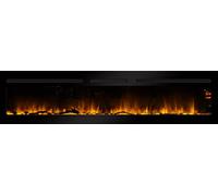 Chemin’Arte Cheminée Électrique Encastrable Effet Flammes LEDs Élysée 5XL 182 cm - Conçue en France - Garantie 2 Ans