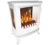 Cheminée FIRE GLASS blanche Chemin'Arte