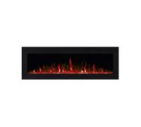 CHEMIN ARTE - Cheminée électrique Murale Volcano 3XL 150 cm Effet Flammes LED, Chauffage programmable, Télécommande