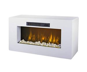 Chemin’Arte - Meuble Cheminée Électrique Effet Flammes LEDs Méribel à Poser- 2000 W - Cheminee Electrique Decorative - Conçu en France - Garanti 2 Ans