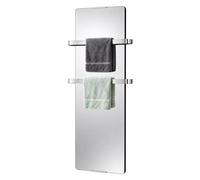 Chemin'Arte Radiateur sèche-serviette 900 W - Vertical - Miroir - 2 barres porte-serviettes