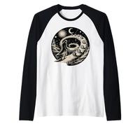 Chemin cosmique Planètes Spirales Mystic Journey Art Manche Raglan