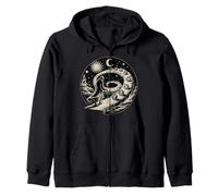 Chemin cosmique Planètes Spirales Mystic Journey Art Sweat à Capuche