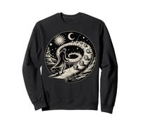 Chemin cosmique Planètes Spirales Mystic Journey Art Sweatshirt