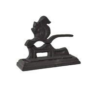 CHEMIN DE CAMPAGNE Casse Noix écureuil en Fonte Marron 17.5 x 6 x 14cm