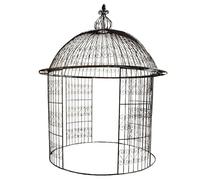 CHEMIN DE CAMPAGNE Gloriette pergola tonnelle kiosque abri Jardin Fer Marron 300x368 cm