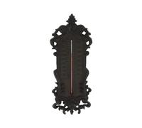 CHEMIN DE CAMPAGNE Grand thermomètre extérieur décoratif Vintage Fonte Marron 37cm