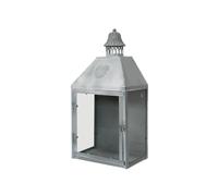 CHEMIN DE CAMPAGNE Photophore Bougie Lanterne extérieur Mural métal Verre Gris 50cm