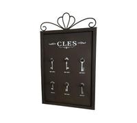 CHEMIN DE CAMPAGNE Porte boîte à clés clefs Applique Murale extérieur métal Marron 42cm
