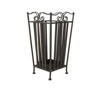 CHEMIN DE CAMPAGNE Porte Parapluie en Fer forgé Marron 26 x 26 x 46 cm