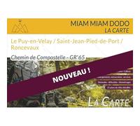 Chemin de Compostelle (Le Puy-en-Velay/Saint-Jean-Pied-de-Port/Roncevaux): La carte GR 65