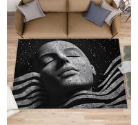 Chemin de cuisine antidérapant et anti-fatigue pour couloir, entrée, couloir, 80 x 150 cm, motif ciel étoilé, ciel étoilé, portrait du ciel étoilé, 80 x 150 cm