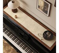 Chemin De Dessus De Piano, Housse Antidérapante Et Anti-poussière Pour Piano, Protection Imperméable Pour Pianos Droits, Chiffonniers, Commodes Et Meubles TV-Brown-5||40 * 160cm/15.7 * 63in