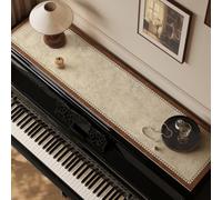 Chemin De Dessus De Piano, Housse Antidérapante Et Anti-poussière Pour Piano, Protection Imperméable Pour Pianos Droits, Chiffonniers, Commodes Et Meubles TV-Brown-8||40 * 160cm/15.7 * 63in