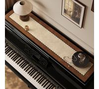 Chemin De Dessus De Piano, Housse Antidérapante Et Anti-poussière Pour Piano, Protection Imperméable Pour Pianos Droits, Chiffonniers, Commodes Et Meubles TV-Brown-7||35 * 150cm/13.8 * 59in