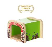 Chemin De Fer En Bois Tunnel Grotte, Accessoires De Parking Adaptés À Thomas Biro Piste En Bois, Jouets Éducatifs Pour Enfants Cadeaux