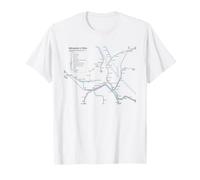 Chemin de Fer Vienne Autriche - Carte de l'europe T-Shirt