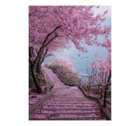 Chemin de Fleurs de Cerisier 1000 Pièces Mini Puzzle pour Adultes | 70x50cm Carton, Décoration de Chambre, Coupe Précise, Cadeau Anniversaire, Détente Esprit
