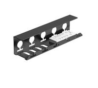 Chemin De Gestion Des Câbles Sous Le Bureau Sous le bureau gestion des câbles chemin de en métal sous avec pince multiprise support cordon pas perçage organisateur robuste(M)