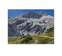 Chemin de l'expérience du Plaisir Alpspitz，Jigsaw Puzzles Puzzle, 1000 Pièces en Papier Adultes Puzzles, Enfants Cerveau IQ Développement Cadeau（38x26cm）-AD40